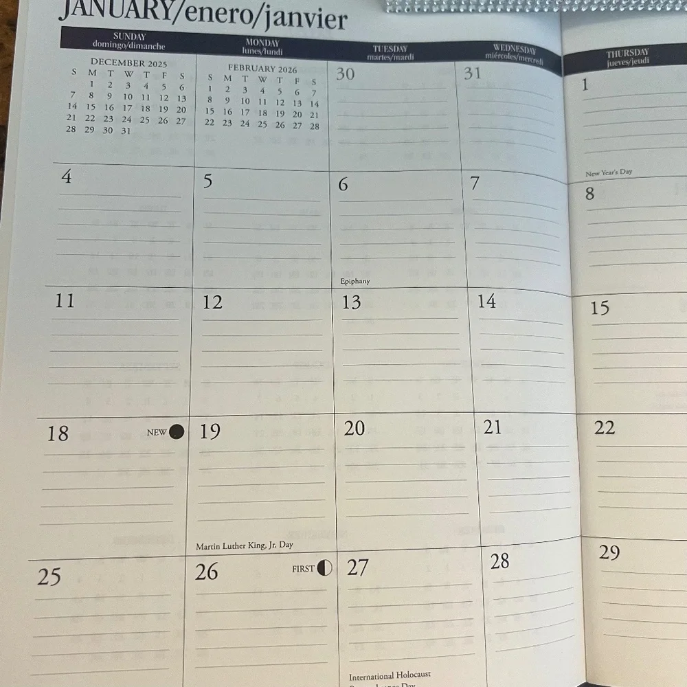Brand New 2026 Italy Calendar Book